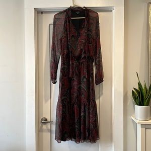 Lauren by Ralph Lauren paisley dress size 8